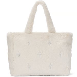 Victoria's Secret Faux Fur Sparkle Tote