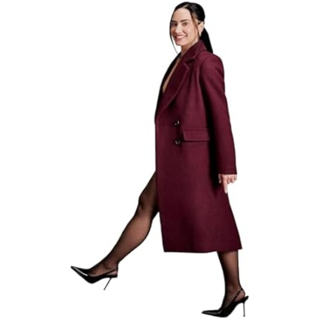 Amazon Essentials Women's Double Breasted Wool Coat