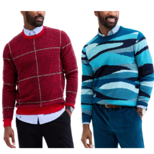 Club Room Pattern Merino Men's Sweater