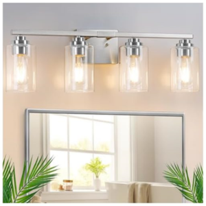4-Light Bathroom Vanity Fixture