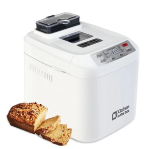 Kitchen In The Box 2lb Bread Machine w/Auto Fruit Nut Dispenser