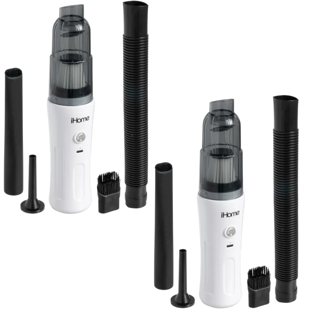 iHome 2-Pack Cordless Vacuums