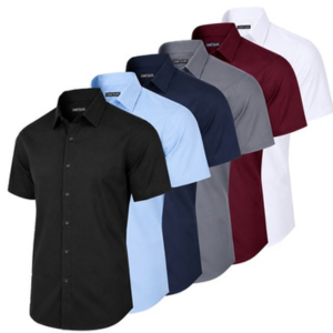 Men's 4-Pack Cotton Stretch Dress Shirts