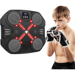 Wall Mount Bluetooth Music Boxing Machine w/Gloves