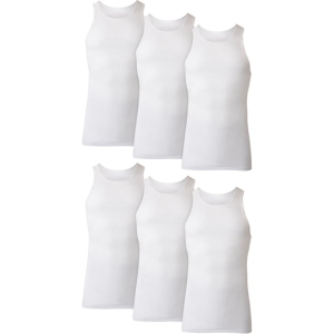 Hanes 6-Pack Men's Moisture-Wicking Tank Undershirts