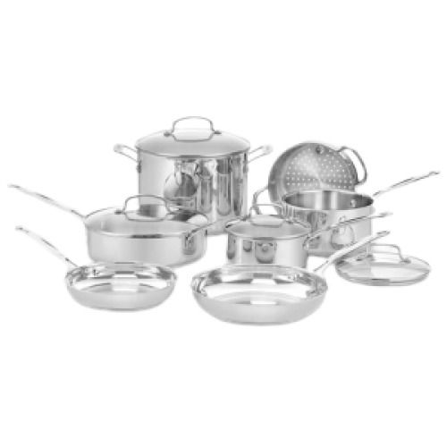 Cuisinart 11-Piece Stainless Steel Pots & Pans Set