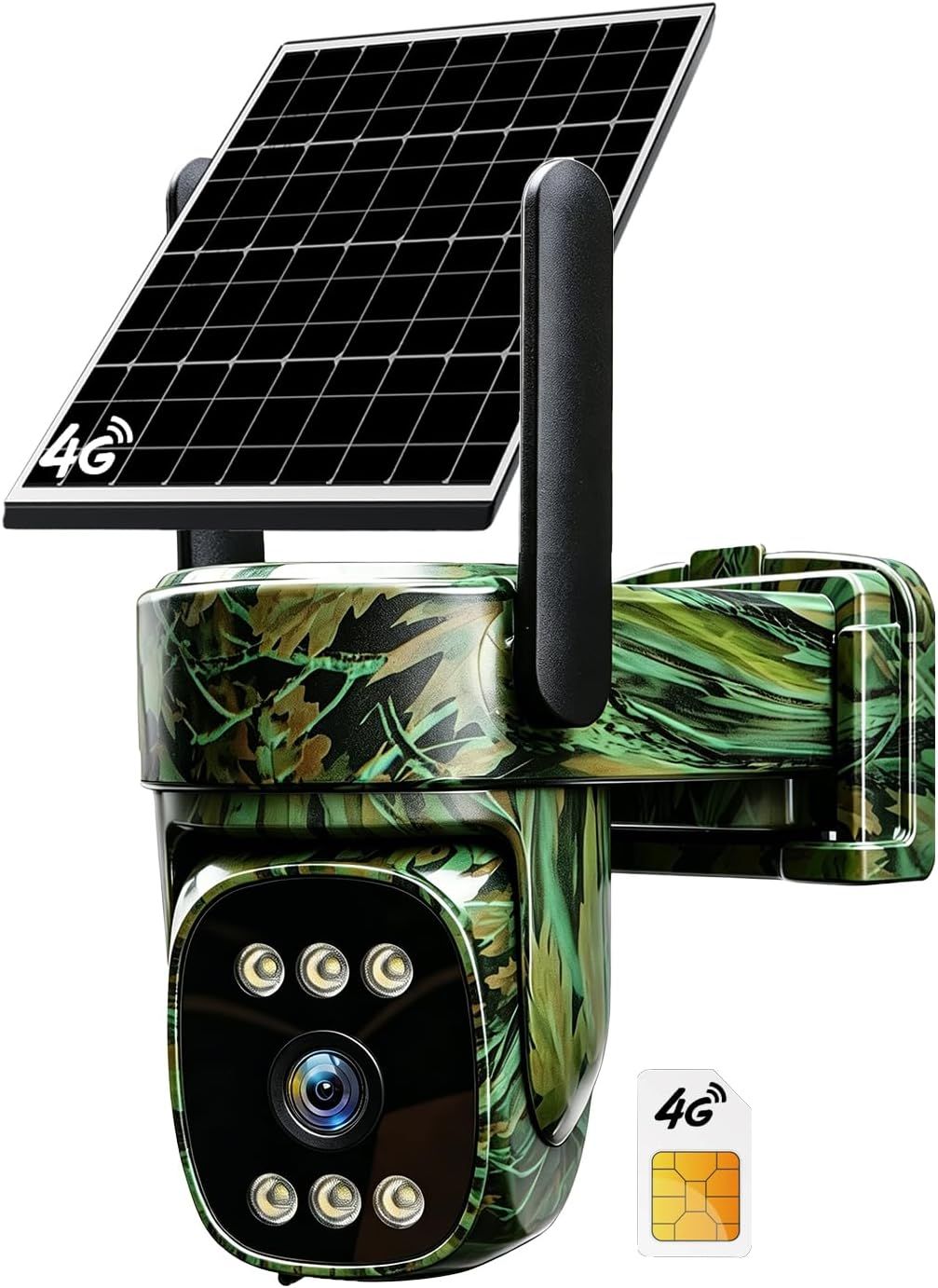 Solar 4G LTE Cellular Trail Camera w/Built-in SIM Card