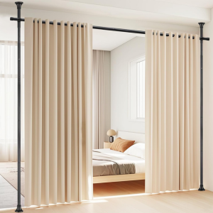 Room Divider No Drilling Curtain Rod