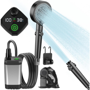 Rechargeable 6000mAh Portable Camping Shower