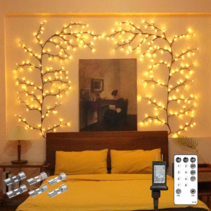 Enchanted Willow 7.5' Vine Fairy Lights w/RC