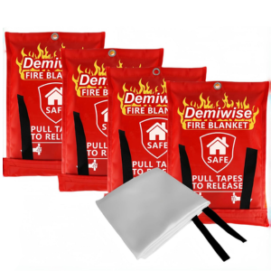 4-Pack Emergency Fire Blanket