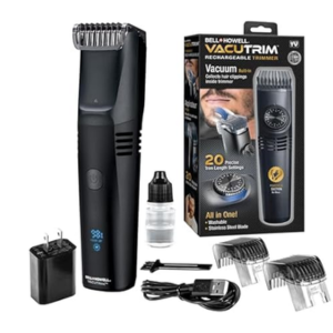 Bell+Howell Vacutrim Cordless Trimmer w/Vacuum