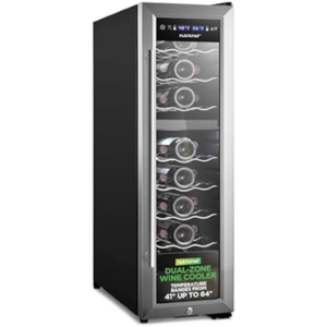 Nutrichef Dual Zone 24-Bottle Wine Refrigerator