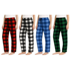 4-Pack Women's Plush Lounge Pajama Pants