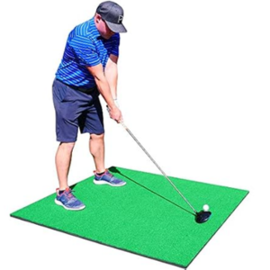 Golf Practice Hitting Mat w/Balls & Tees