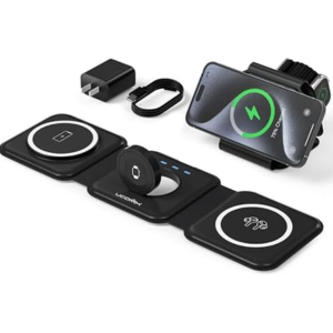 Wireless 3-in-1 Magnetic Foldable Apple Charging Station