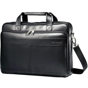 Samsonite 16'' Leather Slim Briefcase
