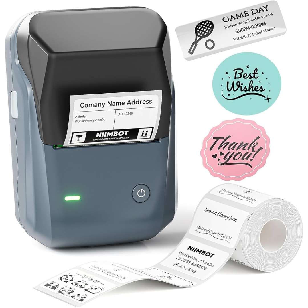 Niimbot B1 Bluetooth Thermal Label Maker w/Tape