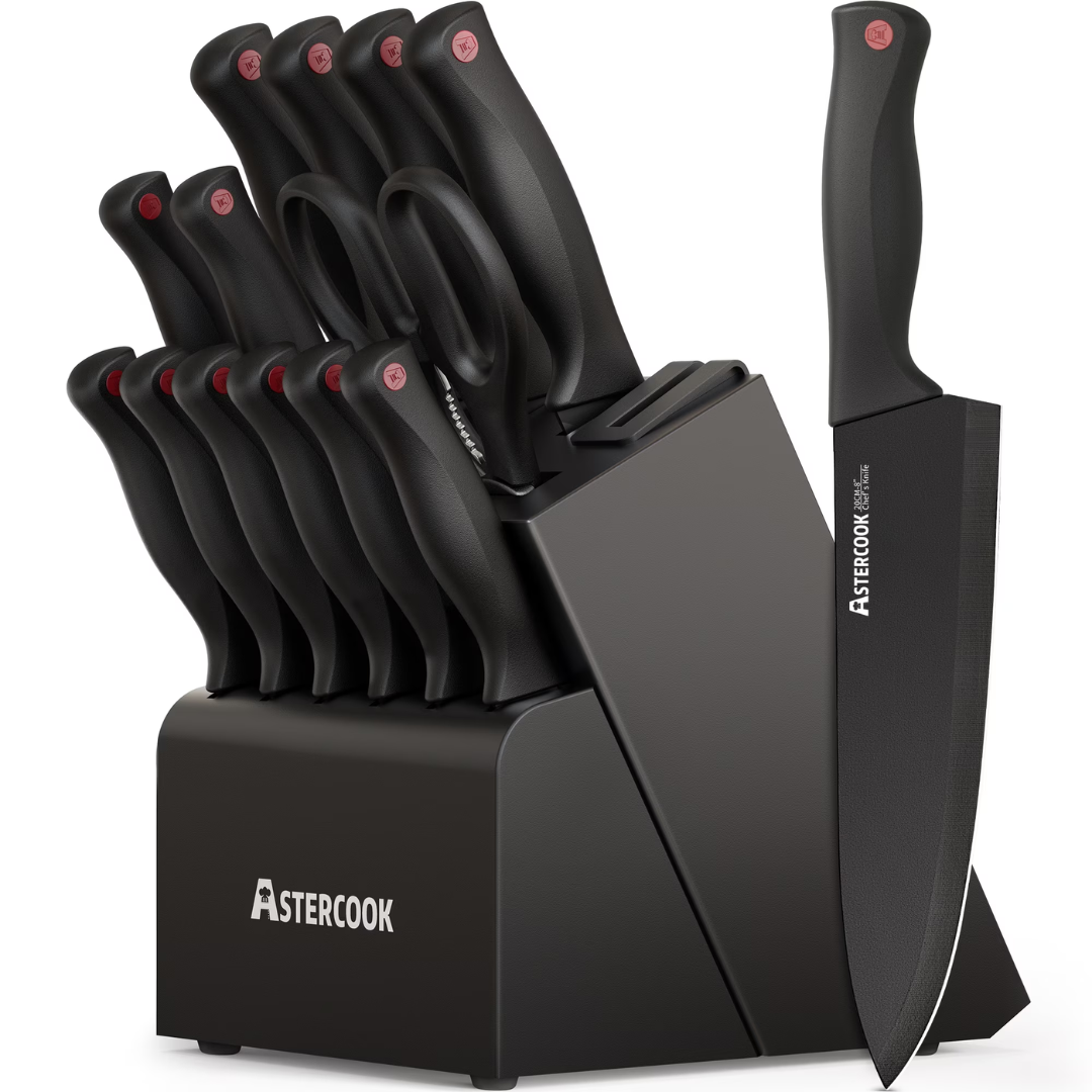 Stainless Steel 14-Piece Kitchen Knife Set