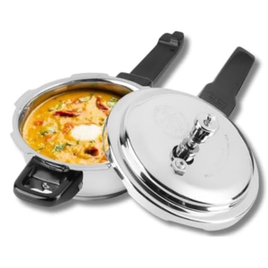 Vinod Induction Stainless Steel Pressure Pan