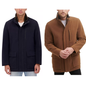 Cole Haan Men's Wool Car Coat