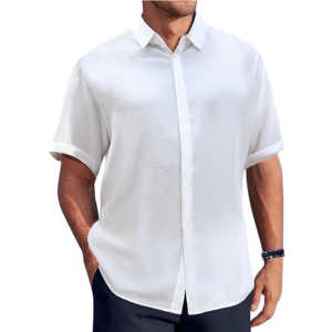 Men's Short Sleeve Button-Down Shirt