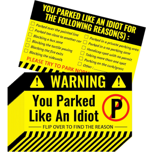 100-Piece Bad Parking Cards