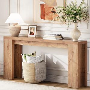 Wood 70'' Long Console Table