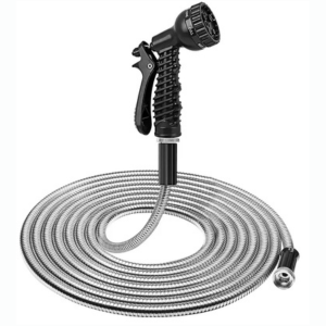 Stainless Steel 25' Garden Hose