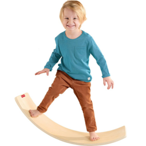 Fisher-Price Montessori Wood Wobble Board