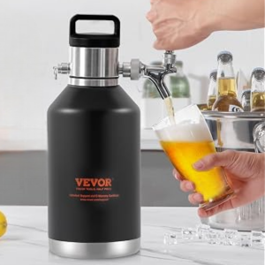 Portable 64oz. Beer Growler w/Bar Tap