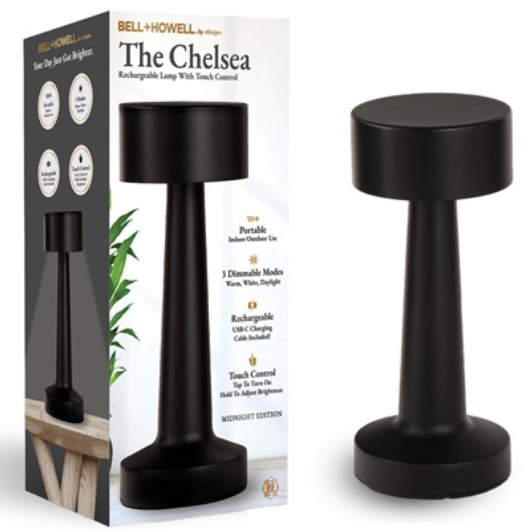Bell + Howell Cordless Rechargeable Table Lamp