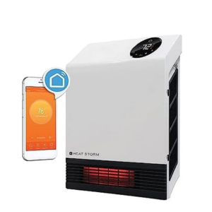 Heat Storm 1000W Wi-Fi Infrared Wall Heater w/App