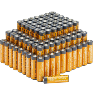 Amazon Basics 100-Pack AA Alkaline Batteries