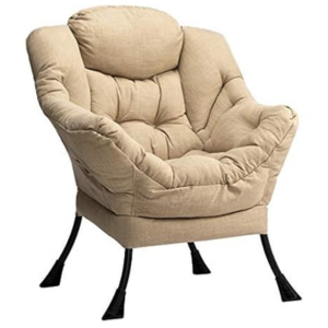 Steel Frame Oversized Lazy Chair