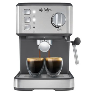 Mr. Coffee 15-Bar Espresso Maker w/Steam Wand