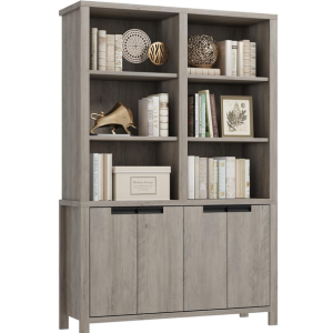 6-Tier Double Wide Bookshelf