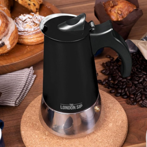 Stainless Steel 10-Cup Espresso Maker