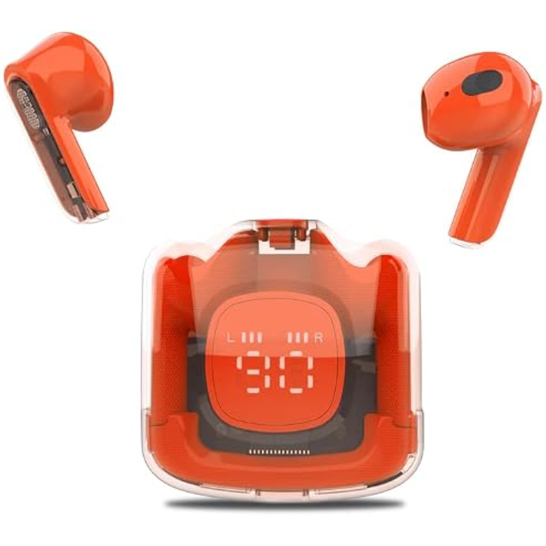 Rechargeable Bluetooth Wireless Earbuds w/Digital Display Case