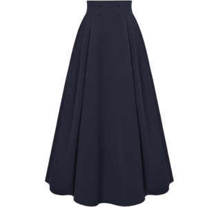 Scarlet Women's High-Waisted A-Line Maxi Skirt