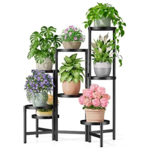 8-Tier Metal Adjustable Plant Stand