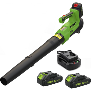GarveeTech 550CFM Cordless Leaf Blower w/Batteries