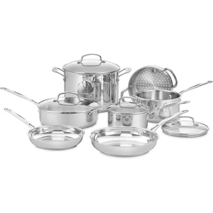 Cuisinart Chef's 11-Piece Stainless Steel Cookware Set