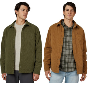 32 Degrees Men's Sherpa-Lined Corduroy Shirt Jacket
