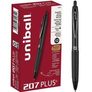 12-Pakc Medium Point Retractable Gel Pens
