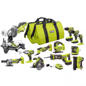 Ryobi One+ 18V Cordless 12-Tool Kit w/Batteries