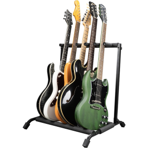 Folding 5-Guitar Storage Stand