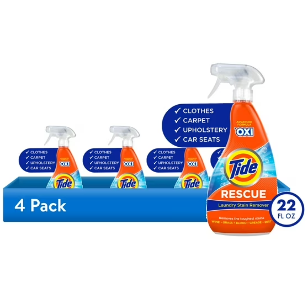 Tide 4-Pack Ultra Oxi Laundry Stain Remover Spray