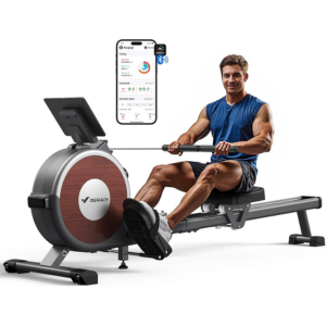 Merach 16-Level Magnetic Resistance Rowing Machine