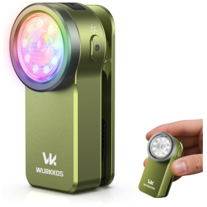 Rechargeable EDC Mini Clip-on RGB Flashlight